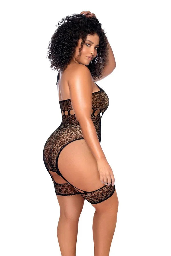 Body résille léopard + par Mapalé lingerie