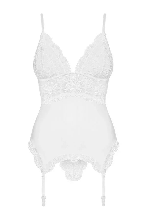 Weißes 810-COR Bustier