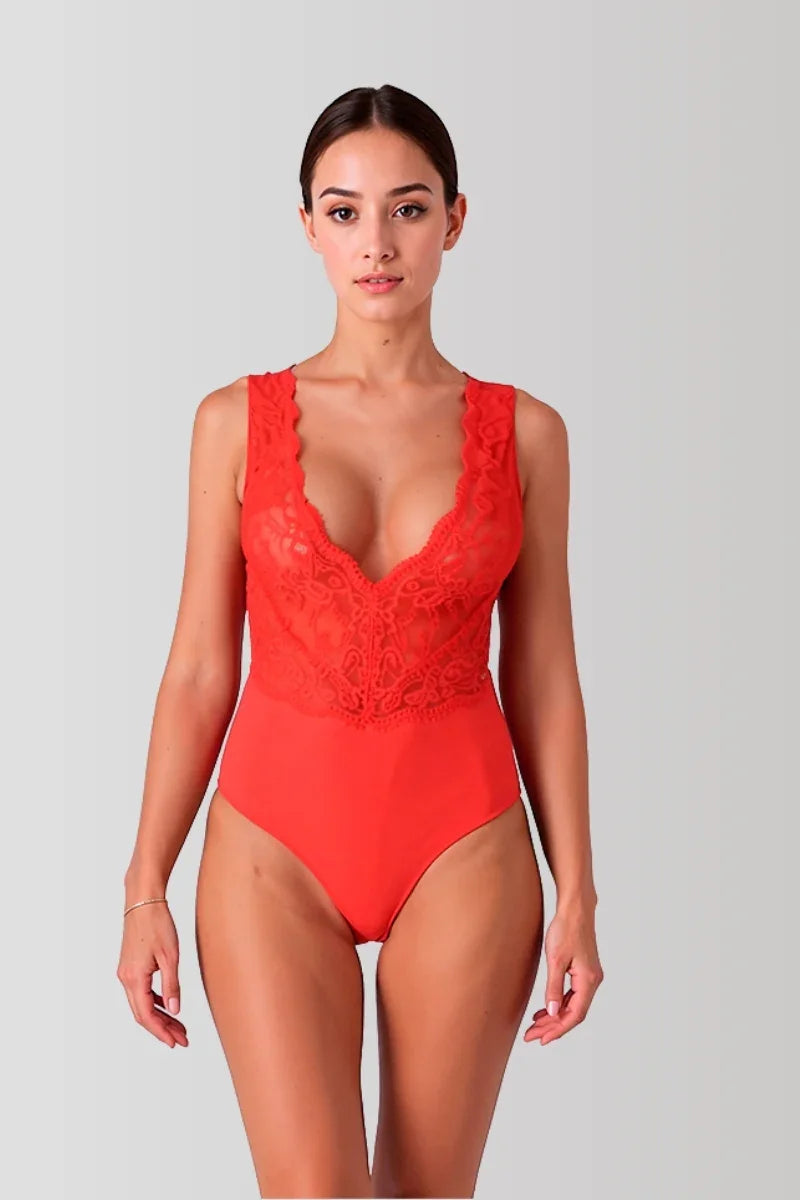 Evalie rückenfreier Body