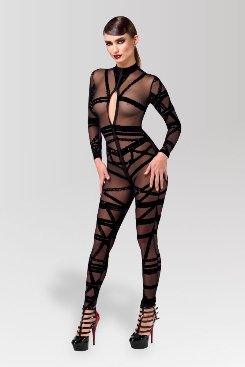 Bondesque F357 Netz-Catsuit