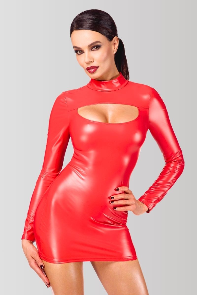 Vixen F367 Rotes Bodycon-Minikleid