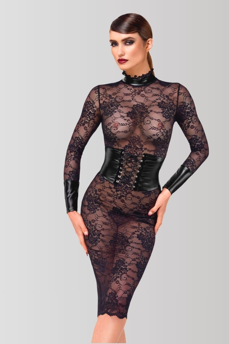 Noirelle F375 Midi-Kleid