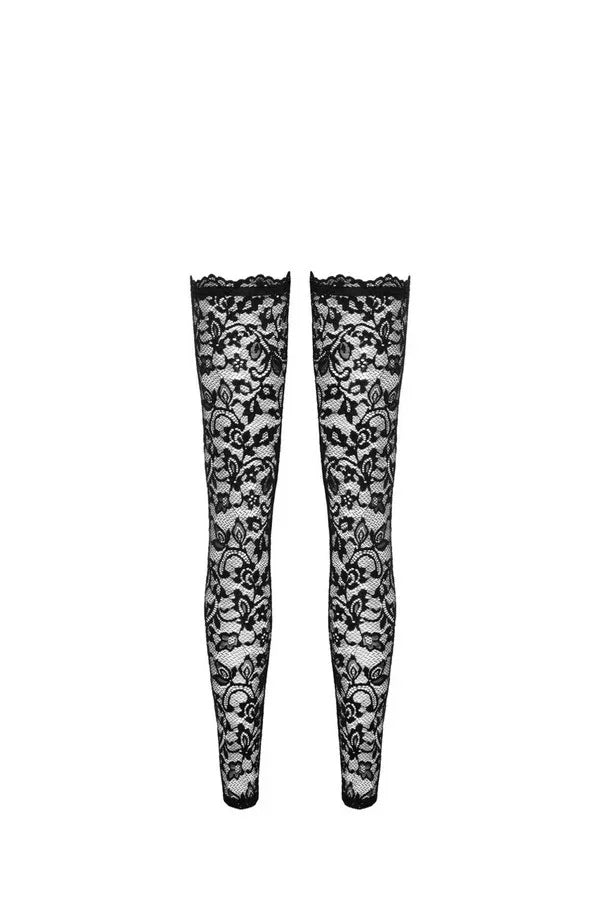 Bas autofixants Geisha par Noir Handmade