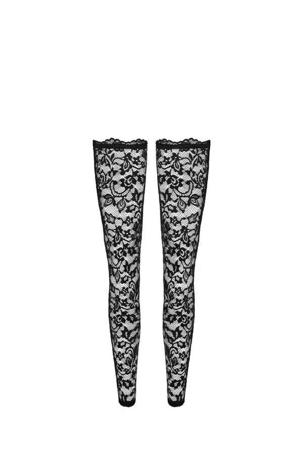 Bas autofixants Geisha par Noir Handmade