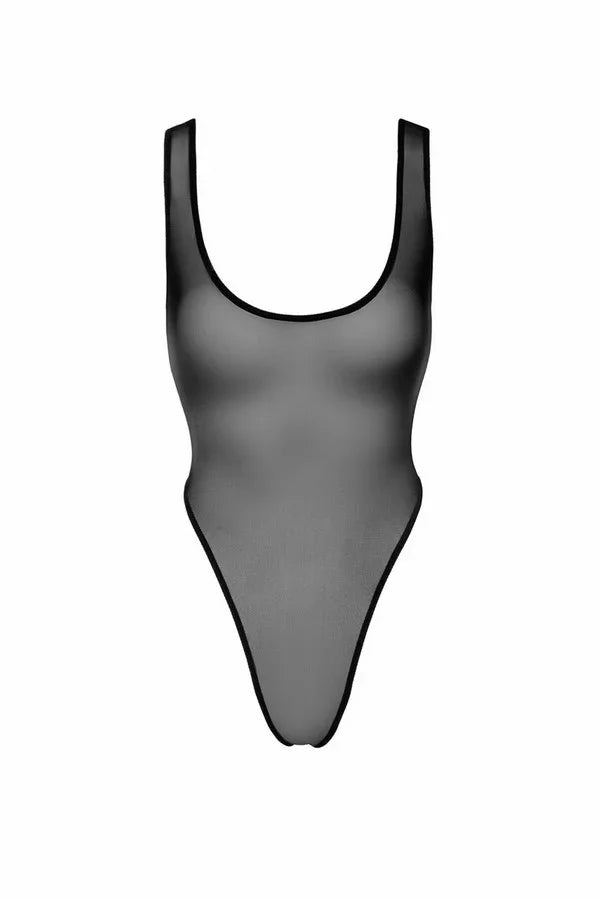 Body résille échancré Paparazzi F322 par Noir Handmade