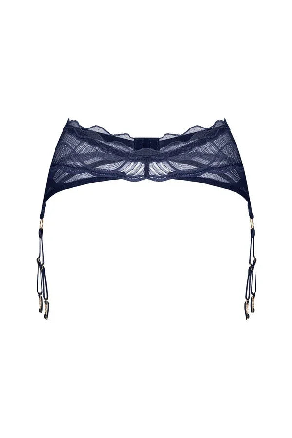 Ensemble jarretelles Nightly blue par Exquisite