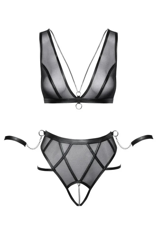 Ensemble résille & attaches par Cottelli lingerie