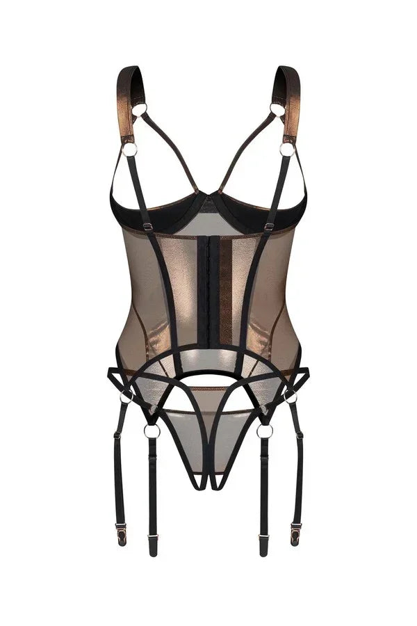 Guêpière ouverte Soranna par Obsessive