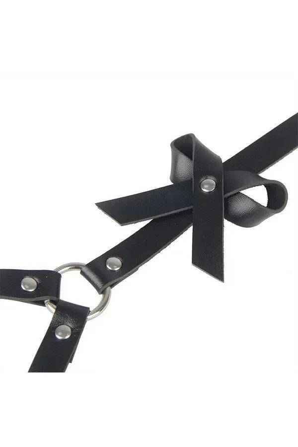 Harnais cuir taille & cuisses par Subblime