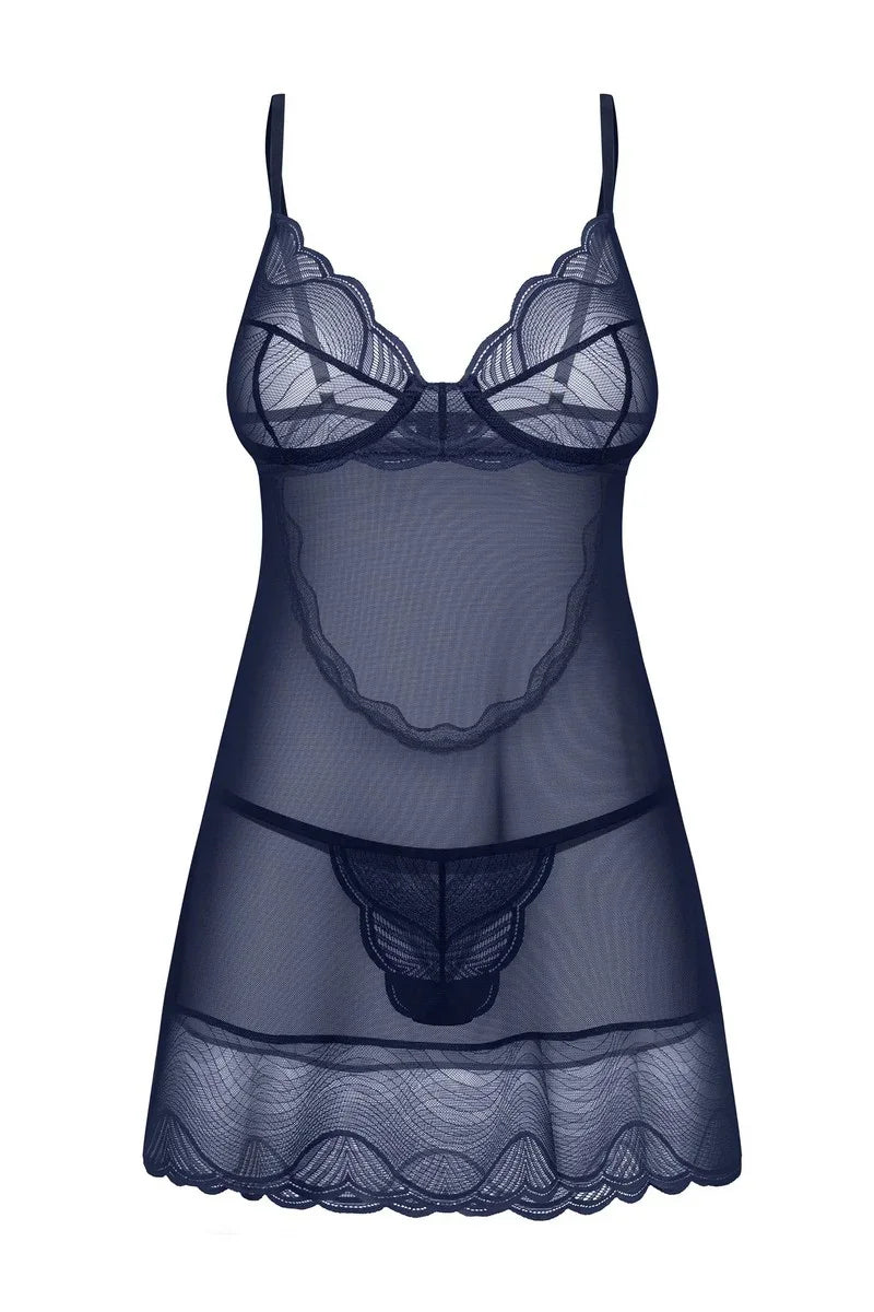 Nightly Blue negligé