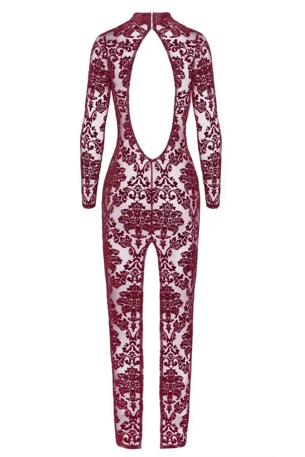 Robe longue Kink Royal F383 par Noir Handmade