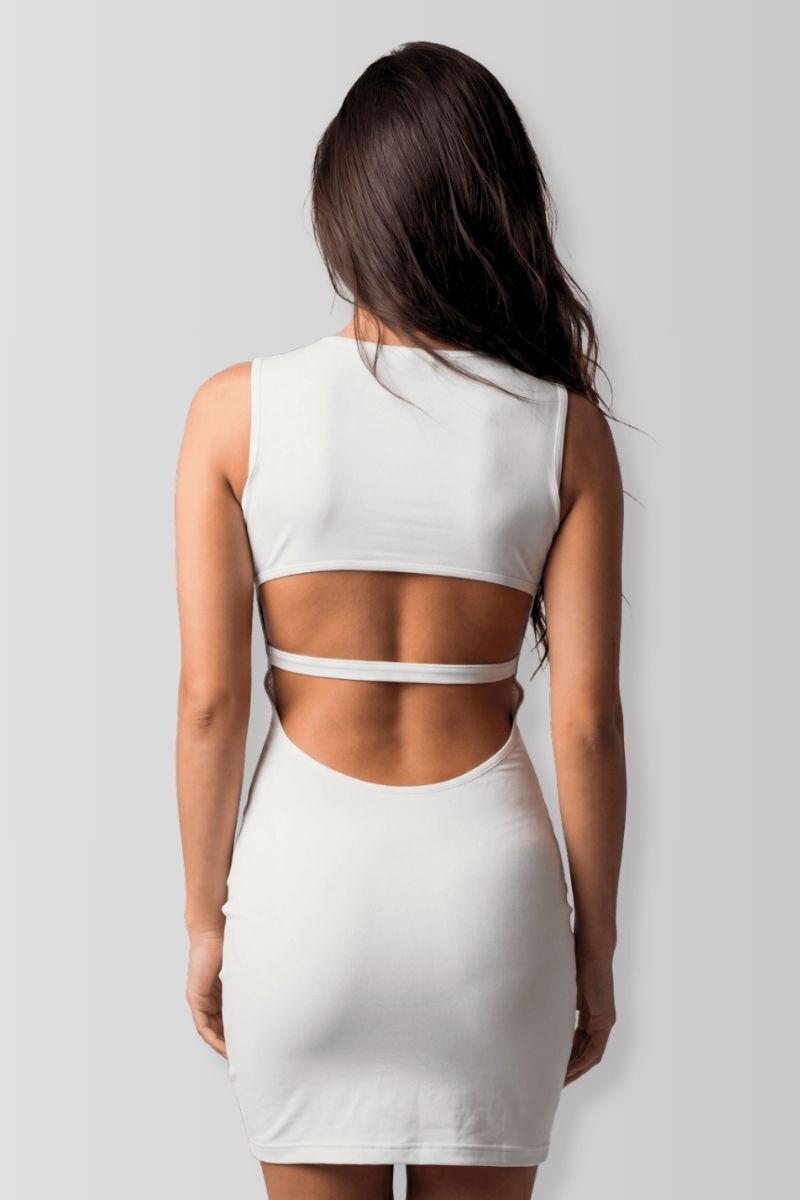 Olivia Weißes Minikleid