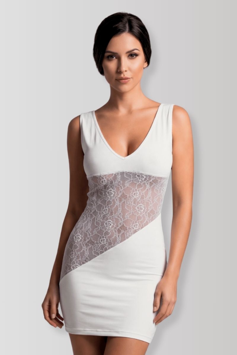 Olivia Weißes Minikleid
