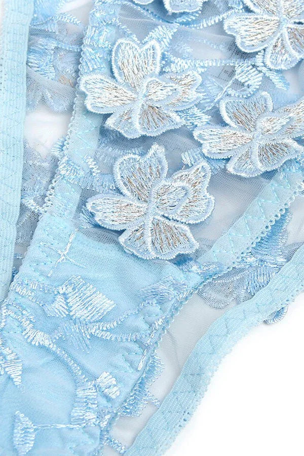 Ensemble floral bleu Céleste par Subblime