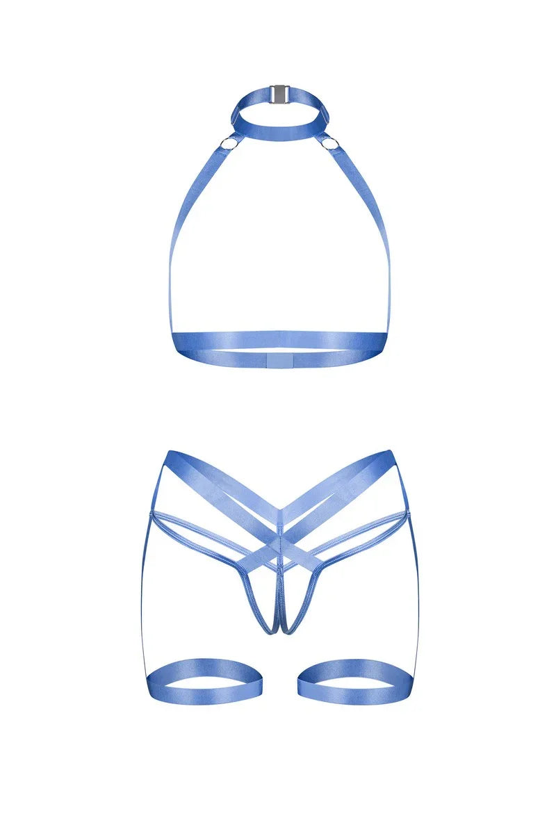 Shaderi blaues Harness-Top