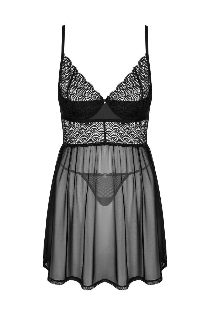 Babydoll transparent Chemeris par Obsessive