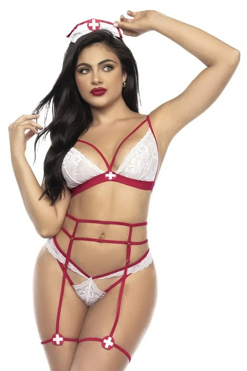 Costume d'infirmière 4 pièces par Mapalé lingerie