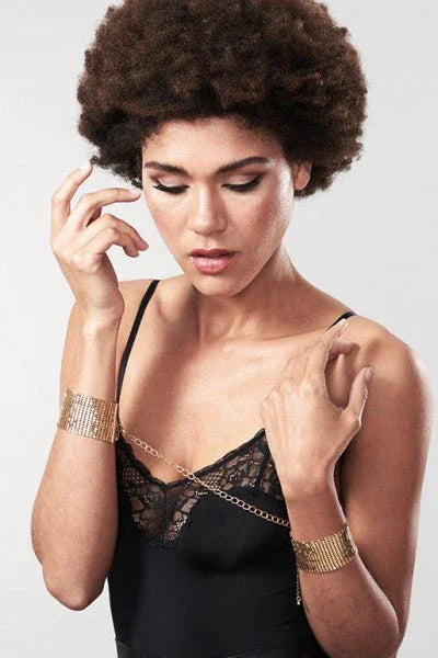 Menottes Désir Métallique dorées par Bijoux Indiscrets