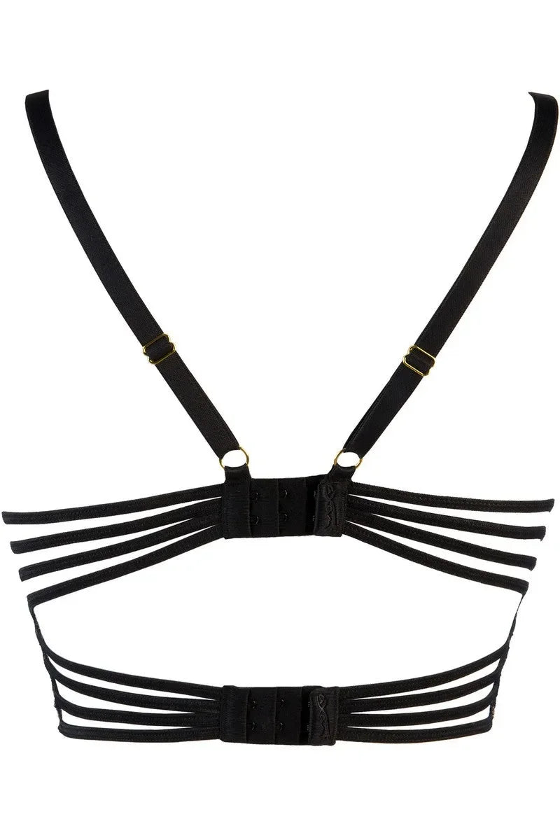 Soutien-gorge noir V-9501 (90C) par Axami