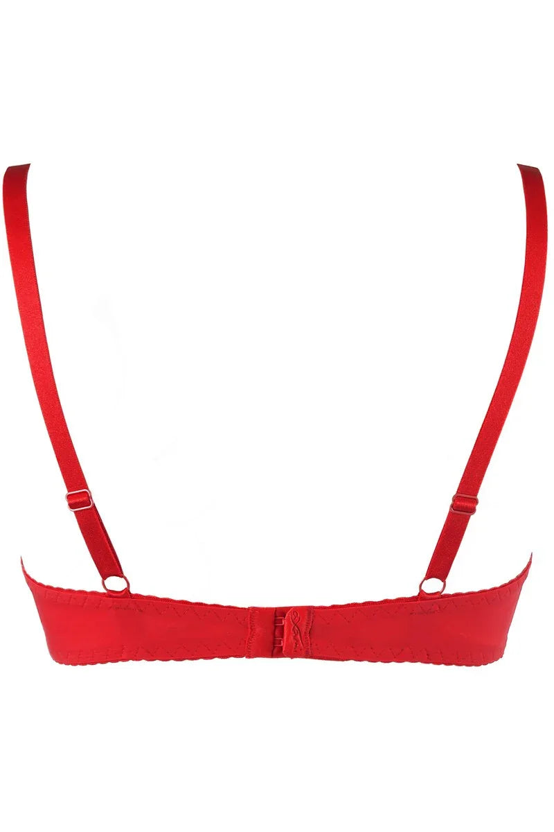 Soutien-gorge rouge V-10351 par Axami