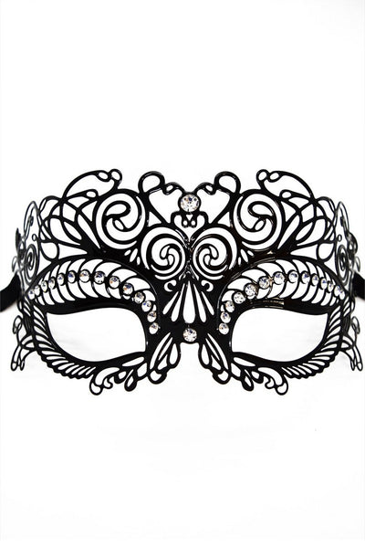 Venezianische Maske mit eingerollten