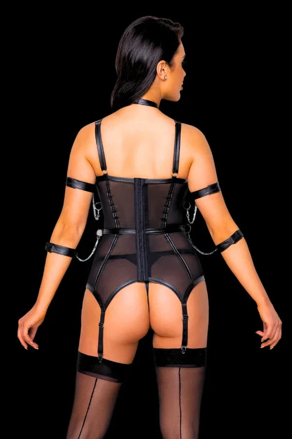 Guêpière harnais & attaches par Cottelli lingerie