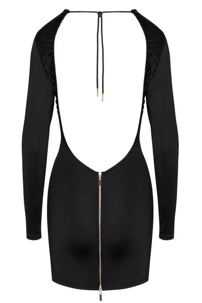 Mini-robe dos-nu zippée par Cottelli lingerie