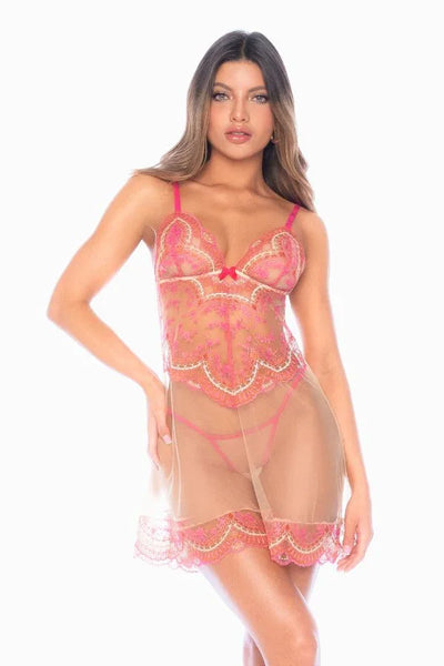 Nuisette Secret Garden par Mapalé lingerie