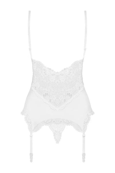 Weißes 810-COR Bustier