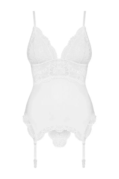 Weißes 810-COR Bustier