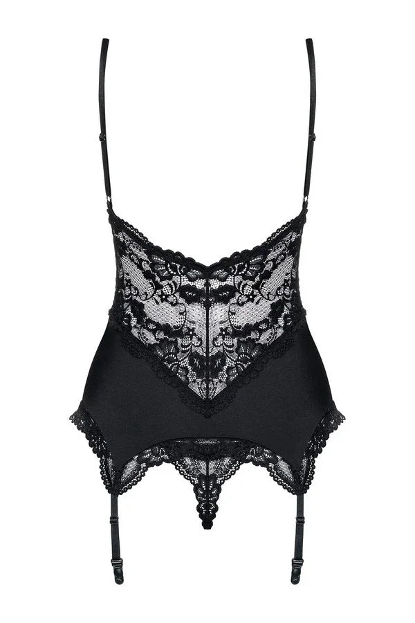 Schwarzes 810-COR Bustier