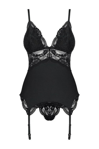 Schwarzes 810-COR Bustier