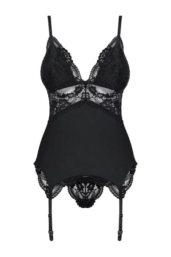 Schwarzes 810-COR Bustier