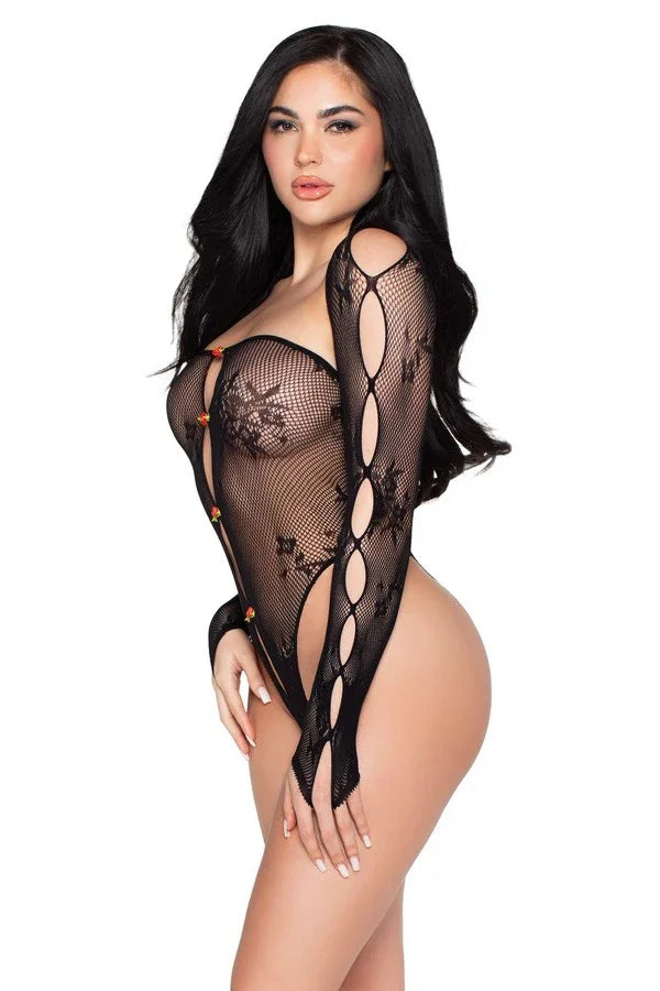 Body manches longues Flirt Alert par Leg Avenue