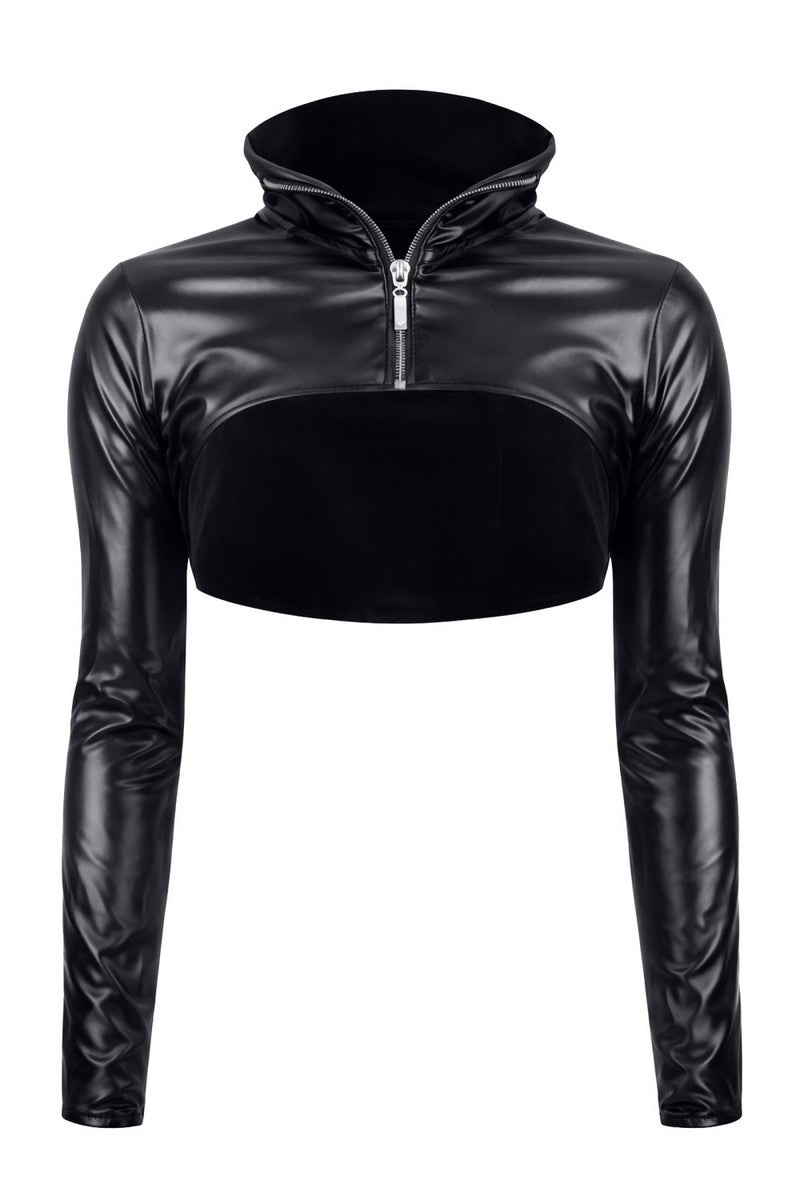 Wetlook-Crop-Jacke
