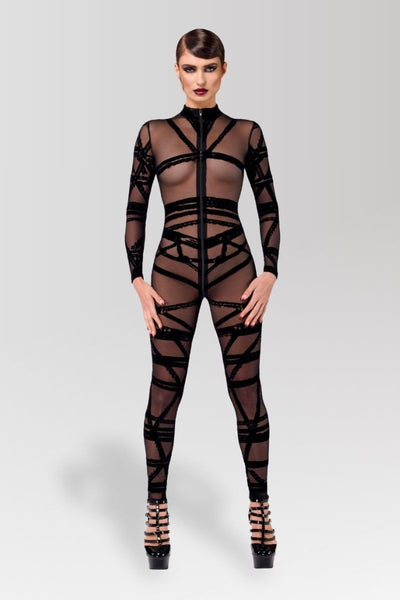 Bondesque F357 Netz-Catsuit