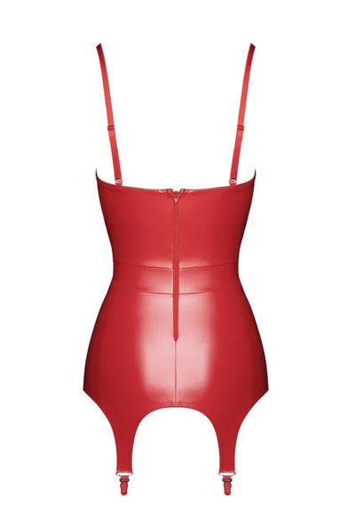 Corset Bombshell F368 rouge par Noir Handmade