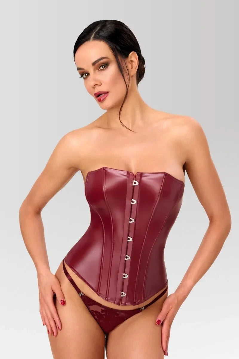 Bordeaux-Wetlook-Korsett F398
