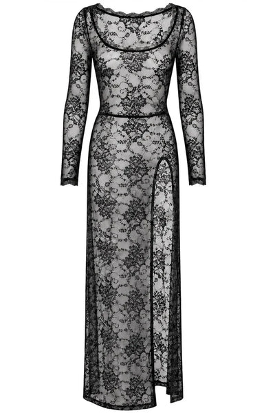 Langes Spitzenkleid F405