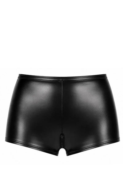Schwarze Schnür-Shorts F411