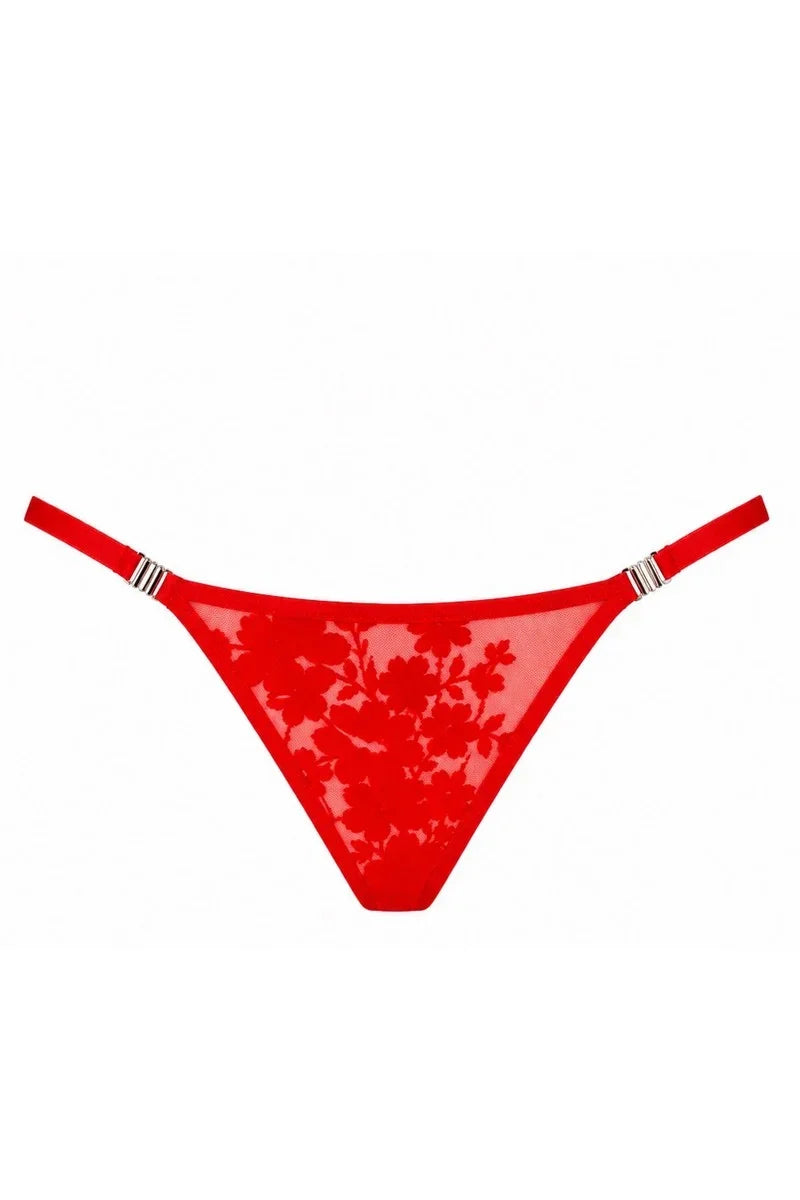 Roter Netz-String F420