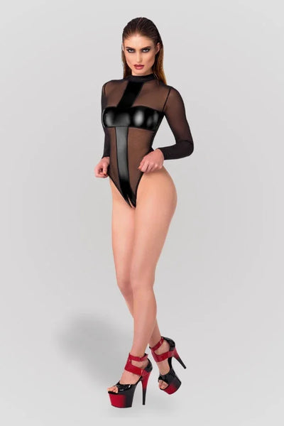 Body bi-matière Ligne Privée par Noir Handmade