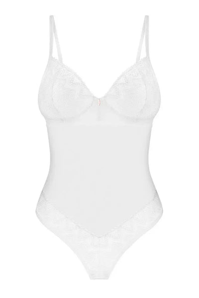 Body blanc Alissium par Obsessive