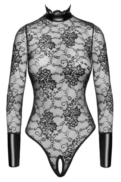 Body résille arabesque Ligne Privée par Noir Handmade