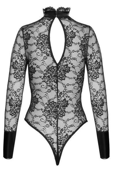 Body résille arabesque Ligne Privée par Noir Handmade