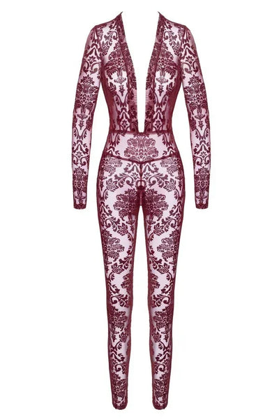 Combinaison Kink Royal F382 par Noir Handmade