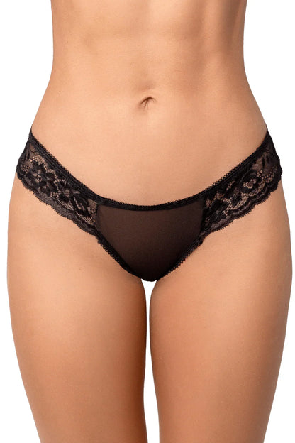Culotte ouverte noeud satiné par Mapalé lingerie