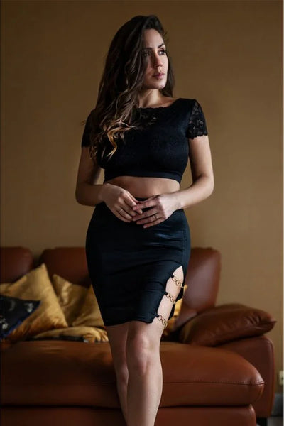 Jupe courte Elena par Be Lily