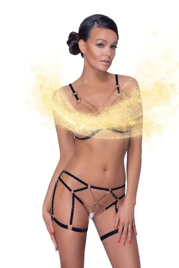 Ensemble Audace dorée par Cottelli lingerie