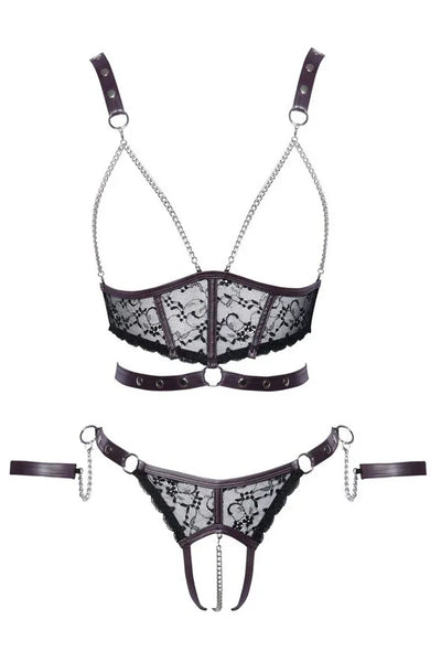 Ensemble ouvert dentelle par Cottelli lingerie